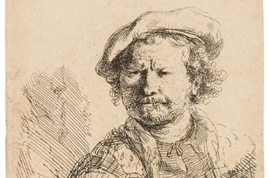 Etching by Rembrandt