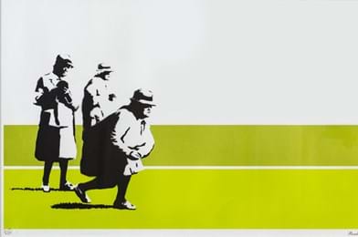 ‘Bomb Middle England’, a Banksy screenprint